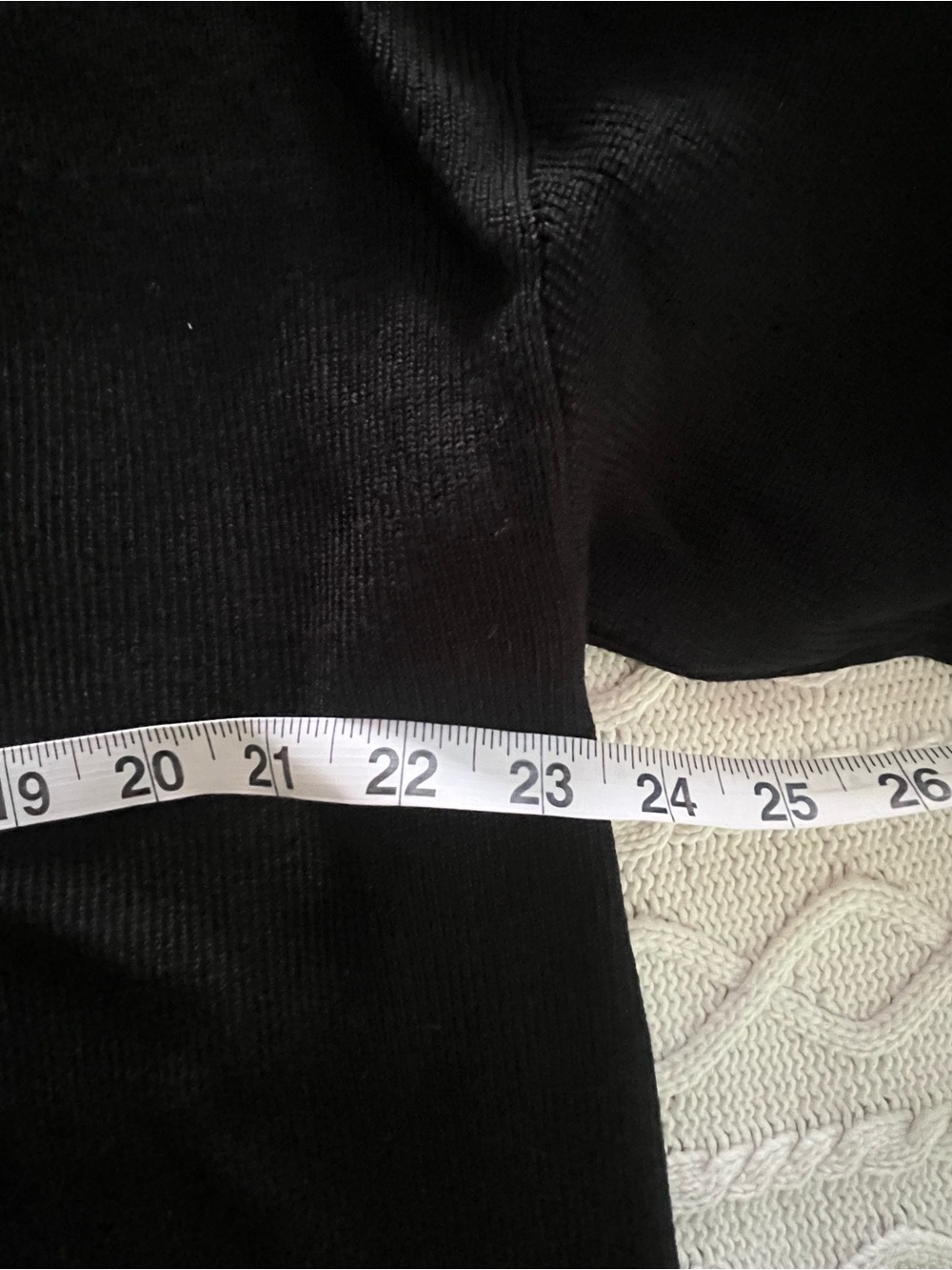 Adrianna Papell Black V-Neck Layered Sweater with White Stripes Size 1X - Picture 14 of 14